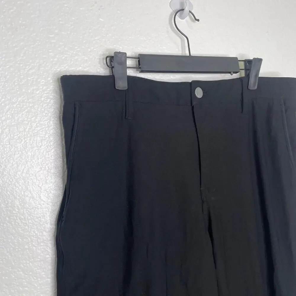 32 Degrees Mens Pants Size 34 Performance Black Straight Leg Casual Wear 34x32 - Picture 7 of 13